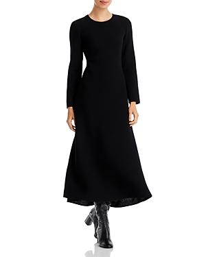 Lafayette 148 New York Keyhole Back Fit And Flare Midi Dress
