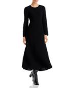 Lafayette 148 New York Keyhole Back Fit And Flare Midi Dress