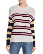 Aqua Cashmere Mixed-stripe Cashmere Sweater - 100% Exclusive