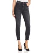 Dl1961 Chrissy Ultra High Rise Studded Skinny Jeans In Holden