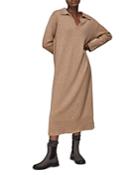 Whistles Collared Knit Dress