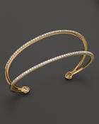 Diamond Double Row Cuff Bracelet In 14k Yellow Gold, 1.0 Ct. T.w. - 100% Exclusive
