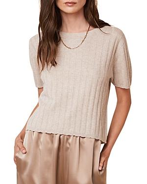 Sablyn Ethan Ribbed Cashmere Top