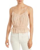 Astr The Label Effie Sleeveless Peplum Top