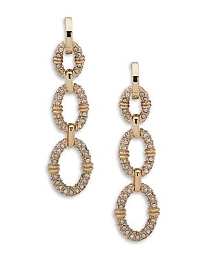 Lauren Ralph Lauren Pave Triple Link Drop Earrings