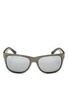 Maui Jim Kahi Polarized Mirrored Square Sunglasses, 57mm