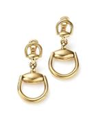 Gucci 18k Yellow Gold Horsebit Small Earrings