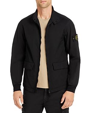 Stone Island Emblem Zip Front Jacket