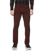Paige Lennox Slim Fit Jeans In Rustic Wine