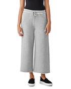 Eileen Fisher Organic Cotton Wide Leg Crop Pants