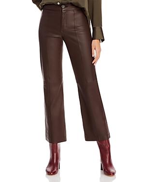 Vince Leather Flare Pants
