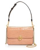 Tory Burch Chelsea Embossed Leather Convertible Shoulder Bag