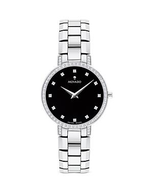 Movado Faceto Watch, 28mm