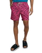 Psycho Bunny Carson Broken Stripe Slim Fit Swim Trunks