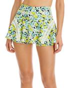 Free People Pleats And Thank You Printed Skort