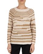 Gerard Darel Edy Striped Pattern Sweater