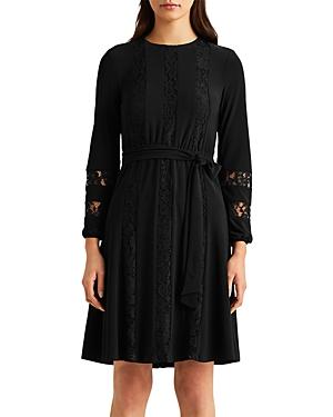 Lauren Ralph Lauren Bishop-sleeve Jersey Dress