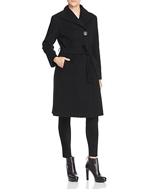 Cinzia Rocca Icons Belted Asymmetric Front Coat