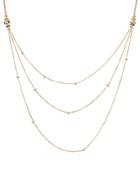 David Yurman Stax Color Chain Necklace With Black Spinel, Black Enamel & Diamonds In 18k Gold