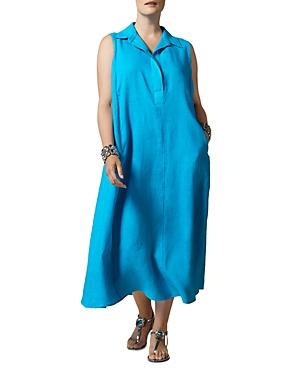 Marina Rinaldi Drop Linen Dress