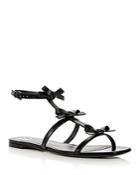 Valentino Garavani Women's French Bows Ankle Wrap Sandals