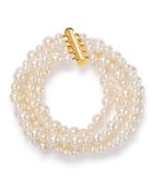 Bloomingdale's Cultured Freshwater Pearl Five Strand Bracelet - 100% Exclusive