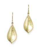 Amrapali Jewels 18k Yellow Gold Varsha Small Petal Drop Earrings