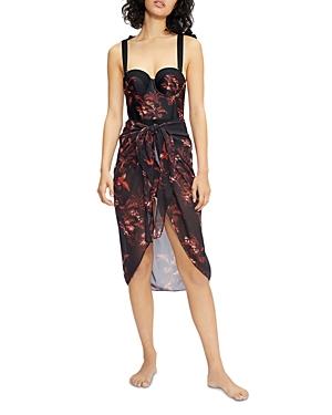 Ted Baker Printed Sarong Swim Cover-up