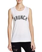 Private Party Brunch Graphic Muscle Tank
