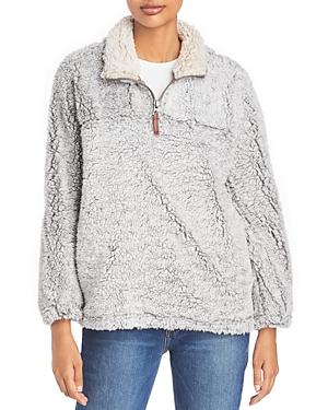 Workshop Republic Half Zip Faux Sherpa Top (63% Off) - Comparable Value $68