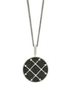 Freida Rothman Industrial Pave Pendant Necklace