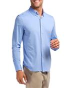 Rhone Commuter Stretch Solid Regular Fit Dress Shirt