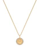 Marina B Soleil 18k Yellow Gold & Pave Diamonds Necklace, 16