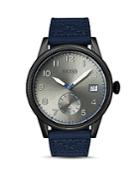Boss Hugo Boss Legacy Blue Leather Strap Watch, 44mm