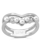 Majorica Simulated Pearl Round Ring