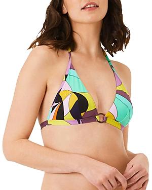 Vilebrequin 1984 Invisible Fish Printed Bikini Top