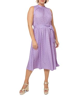Leota Plus Mindy Polka Dot Dress