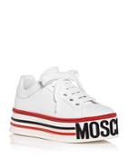 Moschino Women's Platform Low Top Sneakers