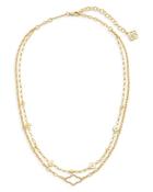 Kendra Scott Abbie Multi Strand Necklace, 16.75