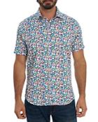 Robert Graham Jam Out Tailored Fit Short Sleeve Shirt