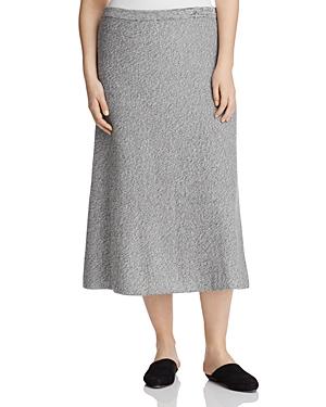 Eileen Fisher Plus Marled Midi Flare Skirt - 100% Exclusive