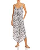 J. Valdi Abstract Print Flowy Sleeveless Jumpsuit