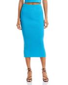 Fore Ribbed Midi Skirt