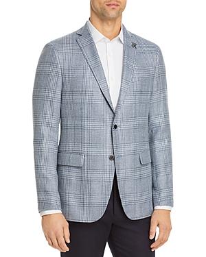 John Varvatos Star Usa Bond Plaid Slim Fit Sportcoat