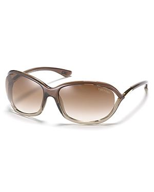 Tom Ford Jennifer Polarized Round Sunglasses, 61mm