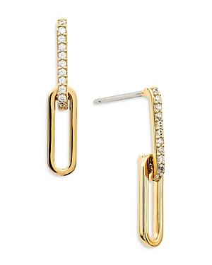 Nadri Lynx Double Link Drop Earrings