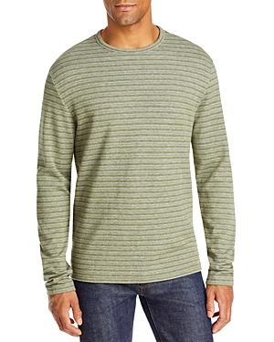 Vince Slim Fit Feeder Stripe Long Sleeve Tee