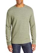 Vince Slim Fit Feeder Stripe Long Sleeve Tee