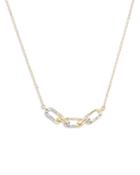 Adina Reyter 14k Yellow Gold Diamond Interlock Link Necklace, 16