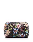 Mz Wallace Black Floral Mica Cosmetic Pouch - 100% Exclusive